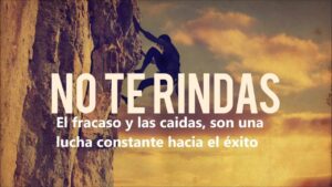 Portada del episodio ¡NO TE RINDAS!