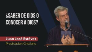 Portada del episodio ¿Saber de Dios o Conocer a Dios? // Juan José Estévez // Sana Doctrina Bíblica