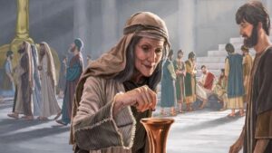 Portada del episodio La ofrenda de la viuda: Dar lo mejor a Dios | Personajes Bíblicos