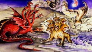 Portada del episodio El dragón, las dos bestias y el falso profeta: El fin de los tiempos | Personajes Bíblicos