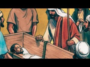 Portada del episodio La viuda de Naín: De muerte a vida | Personajes Bíblicos