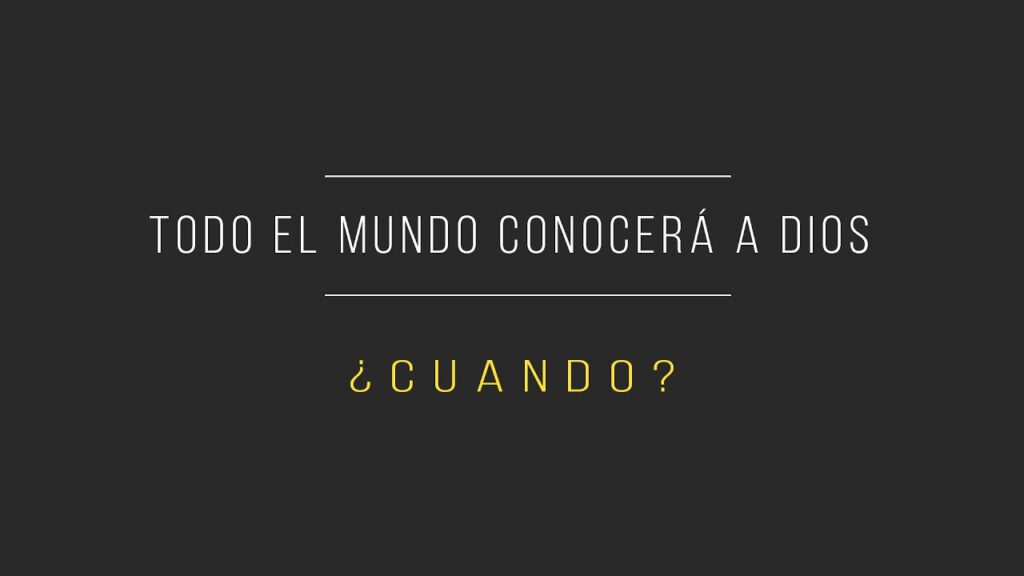 Imagen del programa Todo el mundo conocerá a Dios…¿Pero cuándo será? // Miguel Díez en Radio Solidaria