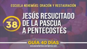 Portada del episodio Día 38: Jesús con sus discípulos de Pascua a Pentecostés – Guía 40 días | Escuela de Oración