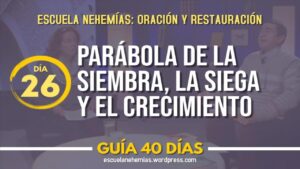 Portada del episodio Día 26: Parábola de la siembra, el crecimiento y la siega – Guía 40 días | Escuela de Oración