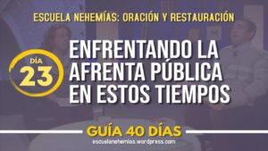 Portada del episodio Día 23: ¿Estás dispuesto a enfrentar la persecución por Jesús? – Guía 40 días | Escuela de Oración