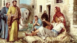Portada del episodio Eneas: Jesucristo te sana; levántate y haz tu cama | Personajes Bíblicos