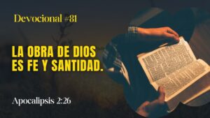 Portada del episodio La obra de Dios es Fe y Santidad // La Palabra para Hoy ✝️ #devocional