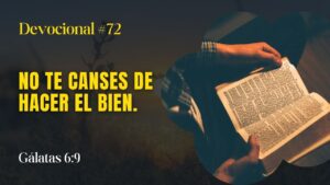 Portada del episodio No te canses de hacer el bien // La Palabra para Hoy ✝️ #devocional