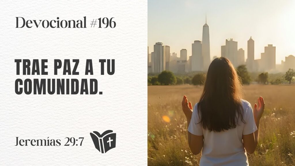 Imagen del programa Cómo traer paz y bienestar a tu ciudad y comunidad | Devocional #196 en Radio Solidaria