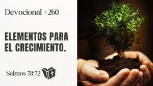Portada del episodio ¿Cuáles son los elementos para el crecimiento? // #devocional 260