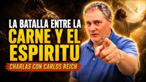 Portada del episodio ¿Por qué sigo pecando si amo a Dios? La batalla espiritual de cada dia // Charlas con Carlos Reich