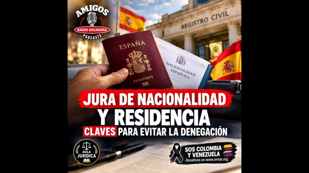Imagen del programa Jura de Nacionalidad y Residencia: Claves para Evitar la Denegación en Radio Solidaria