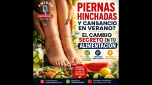 Portada del episodio ¿PIERNAS HINCHADAS Y CANSANCIO EN VERANO? EL CAMBIO SECRETO EN TU ALIMENTACIÓN