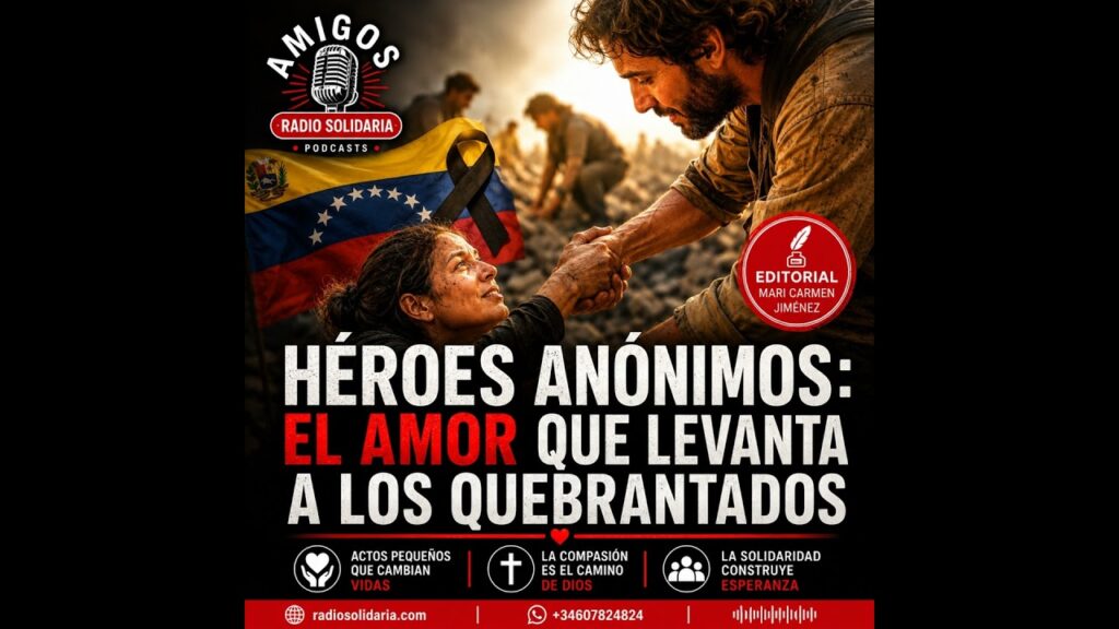 Imagen del programa Héroes Anónimos en Venezuela: El Amor que Levanta a los Quebrantados #reflexioncristiana en Radio So...
