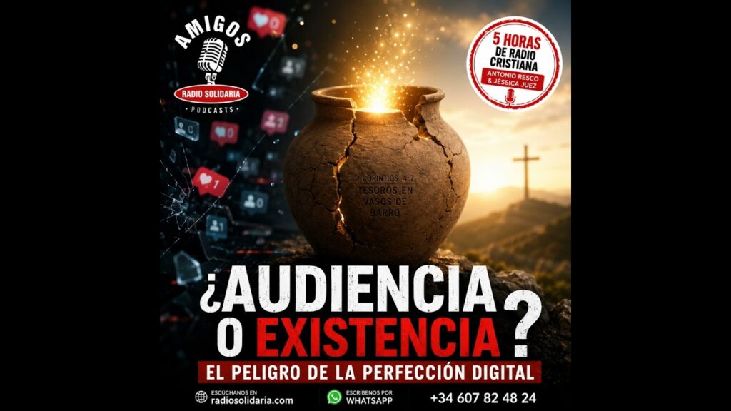 Imagen del programa ¿AUDIENCIA O EXISTENCIA? EL PELIGRO DE LA PERFECCIÓN DIGITAL #radiocristiana en Radio Solidaria