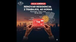 Portada del episodio Renueva tu residencia con dos trabajos y 40 horas – Aula Jurídica (04-06-2024)