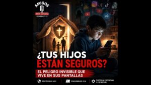 Portada del episodio ¿Tus hijos están seguros? El peligro invisible que vive en sus pantallas (13/02/2026)