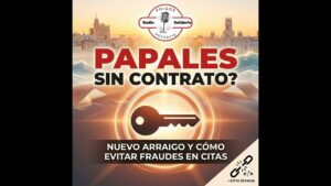 Portada del episodio ¿Papeles Sin Contrato? El Nuevo Arraigo y Cómo Evitar Fraudes en Citas 09-06-2026