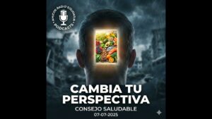 Portada del episodio Cambia tu perspectiva y reduce el estrés hoy – Consejos Saludables (07-07-2025)