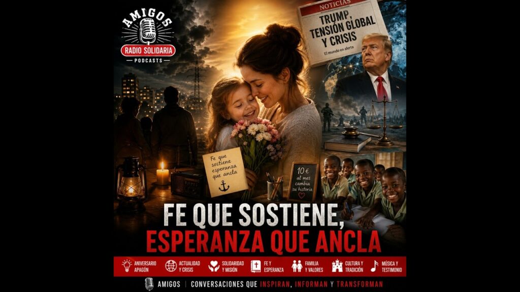 Imagen del programa Aniversario del apagón, Trump y Día de la Madre: reflexión y fe – Amigos (28-04-2026) en Radio So...