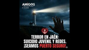 Portada del episodio ¡HORROR EN JAÉN! Suicidio Juvenil, Redes Sociales – URGE ser Puerto Seguro para tus hijos – Amigo…