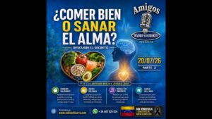 Portada del episodio ¿Comer bien o sanar el alma? Descubre el secreto | Amigos 20/07/26 P2