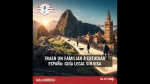 Portada del episodio Cómo traer a un familiar a estudiar – Aula Jurídica (26-12-2023)