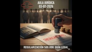 Portada del episodio Todo sobre la Regularización de 500.000 Migrantes – Aula Jurídica (03-02-2026)