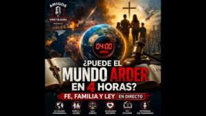 Portada del episodio ¿Puede el mundo arder en 4 horas? Fe, familia y ley en directo – Amigos (07-04-2026)