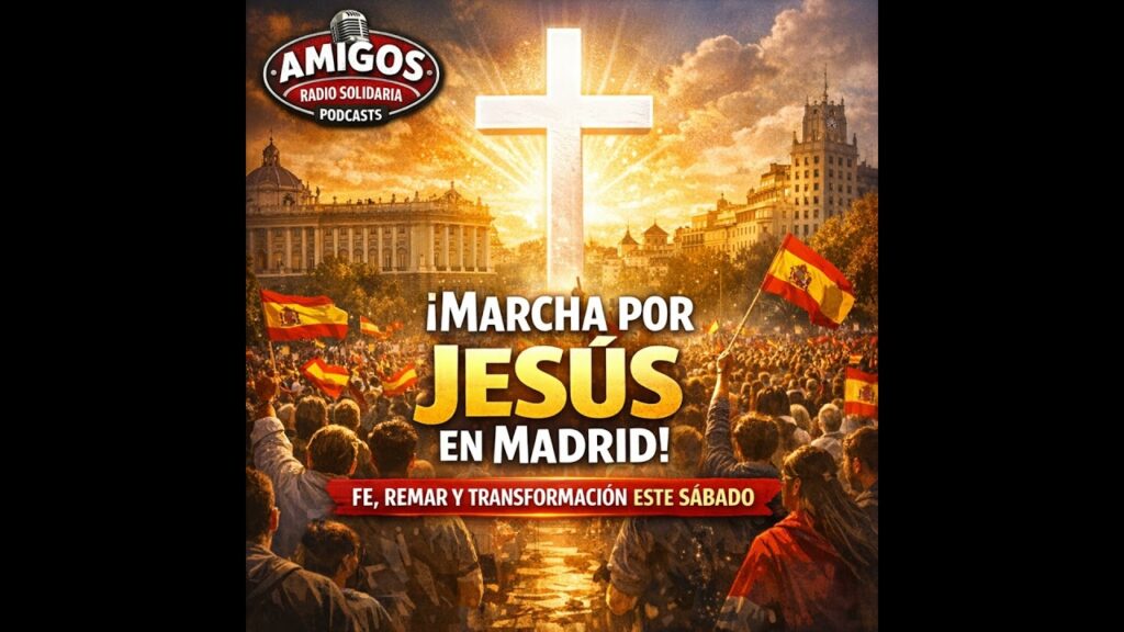 Imagen del programa ¡Marcha por Jesús en Madrid este sábado! Fe, Remar y transformación – Amigos (17-04-2026) en...