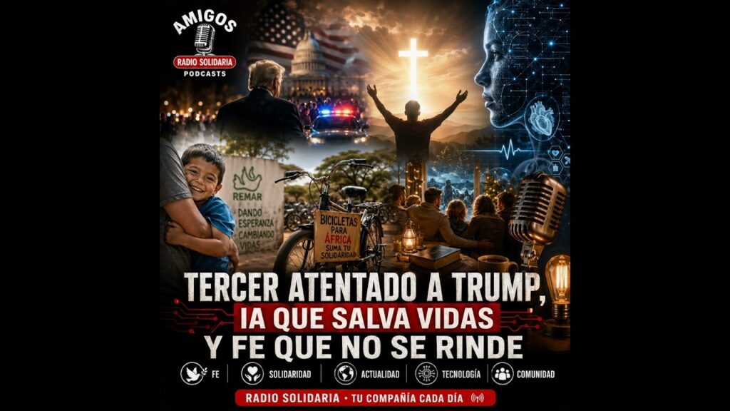 Imagen del programa Tercer atentado a Trump, IA que salva vidas y fe que no se rinde – Amigos (27-04-2026) en Radio ...