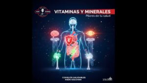 Portada del episodio Vitaminas y minerales: Los pilares de tu salud – Consejos Saludables (03-06-2025)