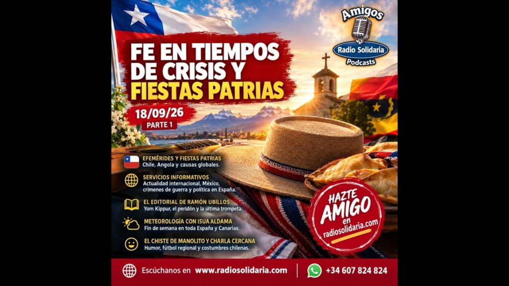 Imagen del programa Fe en Tiempos de Crisis y Fiestas Patrias | Amigos 18/09/26 P1 en Radio Solidaria