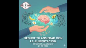 Portada del episodio Reduce tu Ansiedad con la Alimentación – Consejos Saludables (27-10-2025)