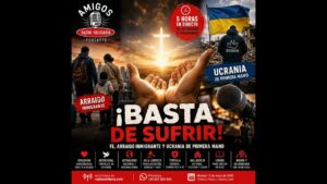 Portada del episodio ¡Basta de sufrir! Fe, arraigo inmigrante y Ucrania de primera mano – Amigos RS (12-05-2026)