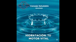 Portada del episodio Claves para hidratarte y evitar los «ladrones de agua» – Consejos Saludables (13-01-2025)