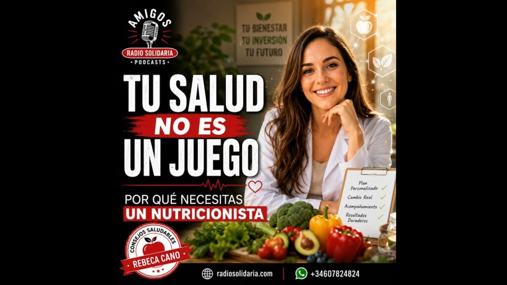 Imagen del programa Tu Salud no es un Juego: ¿Por qué Necesitas un Nutricionista? #dietassaludables en Radio Solidaria