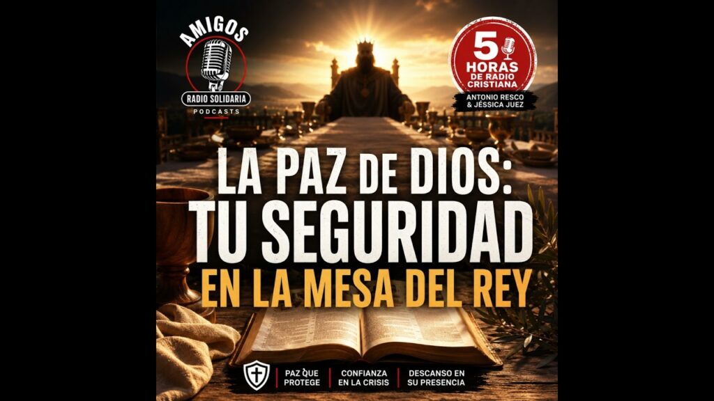 Imagen del programa La Paz de Dios: Tu Seguridad en la Mesa del Rey. Venezuela Llora #radiocristiana en Radio Solidaria