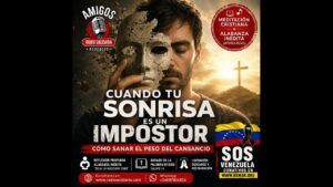 Portada del episodio Cuando tu sonrisa es un impostor: Cómo sanar el peso del cansancio #meditacionescristianas