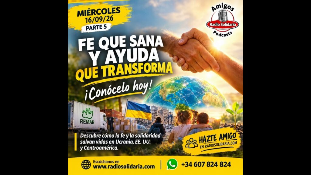 Imagen del programa ¿Fe que sana y ayuda que transforma? ¡Conócelo hoy! | Amigos 16/09/26 P5 en Radio Solidaria