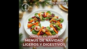 Portada del episodio Menús de Navidad Ligeros y Digestivos – Consejos Saludables (15-12-2025)