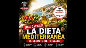 Portada del episodio ¿Es la dieta mediterránea un mito? Descubre el secreto de tu salud #consejossaludables