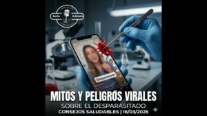Portada del episodio ¿Es necesario desparasitarse? Mitos y peligros virales – Consejos Saludables (16-03-2026)