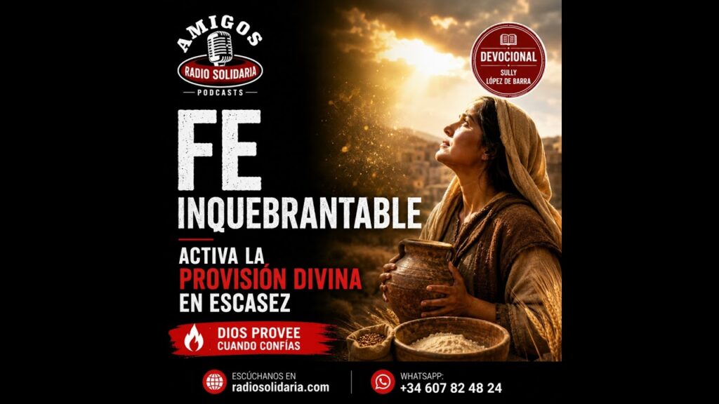 Imagen del programa FE INQUEBRANTABLE: La clave para activar el provisión divina en escasez #devocional en Radio Solidaria