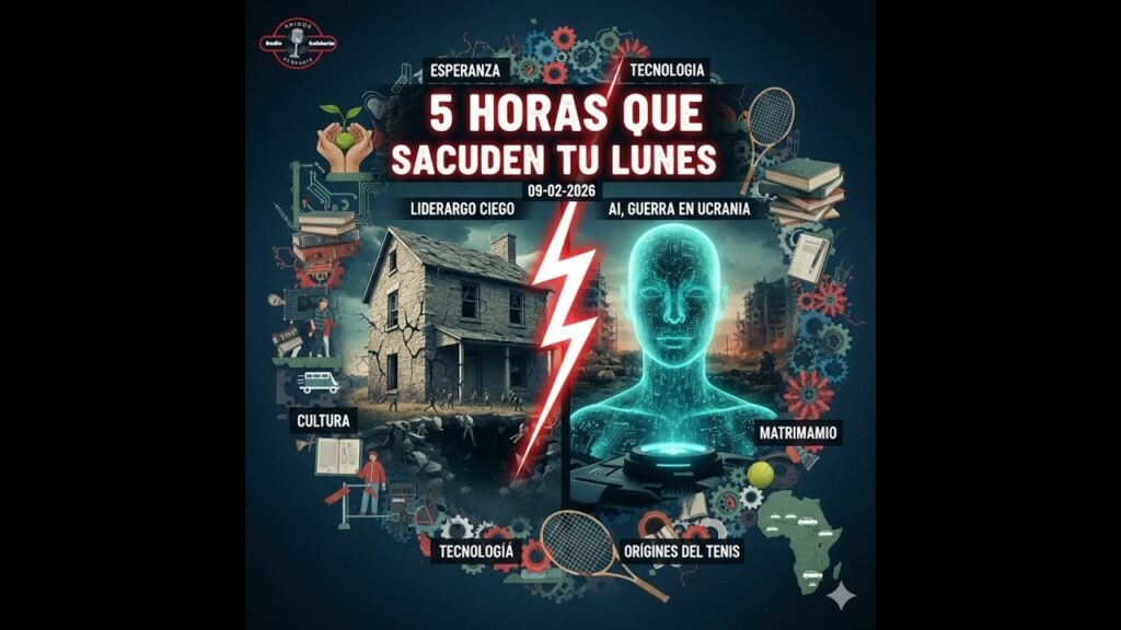 Imagen del programa Liderazgo ciego, AI holográfica y la guerra en Ucrania: 5 horas que sacuden tu lunes – Amigos (...