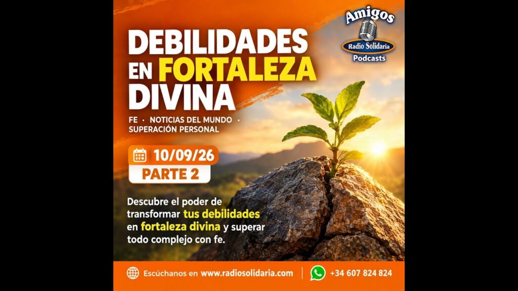 Imagen del programa Fe, Noticias del Mundo y Superación Personal | Amigos 10/09/26 P2 en Radio Solidaria