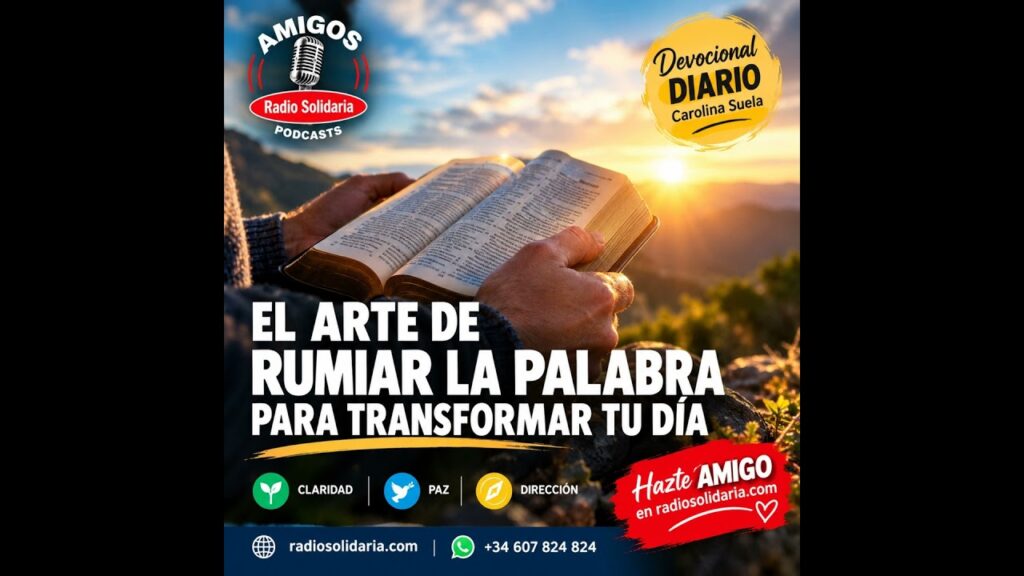 Imagen del programa El arte de rumiar la Palabra para transformar tu día en Radio Solidaria